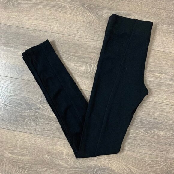 Aritzia Talula Claremont Leggings Pant High Rise Waist Skinny Leg Black Size 0 - Picture 2 of 12